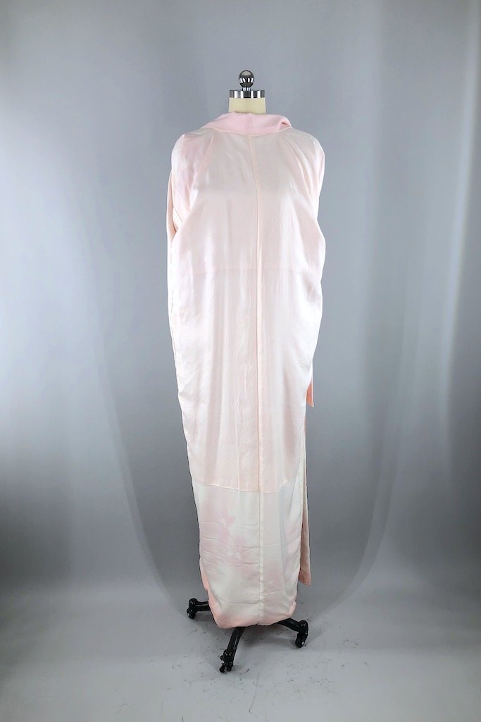 Vintage Pink Ombre Silk Kimono Robe-ThisBlueBird - Modern Vintage