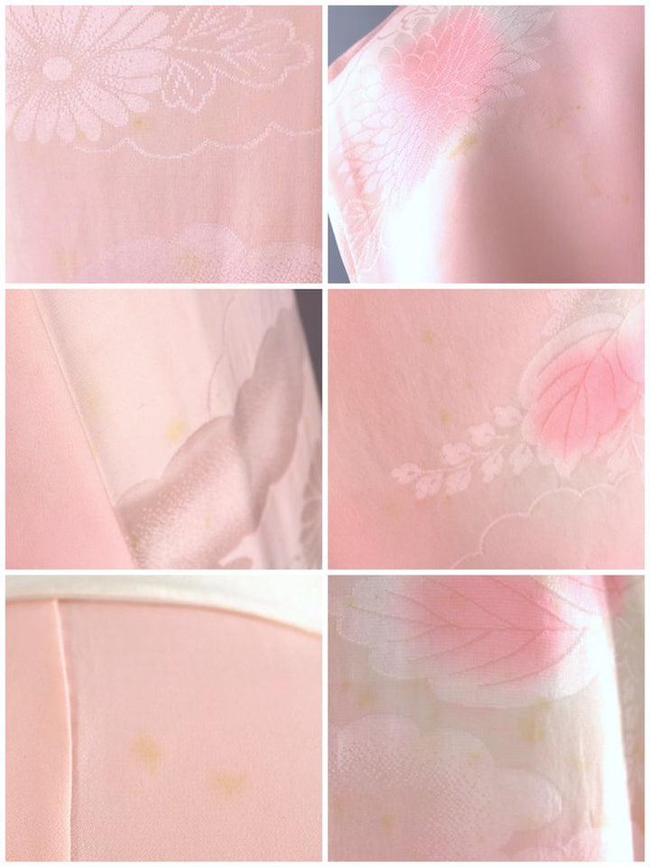 Vintage Pink Ombre Silk Kimono Robe-ThisBlueBird - Modern Vintage