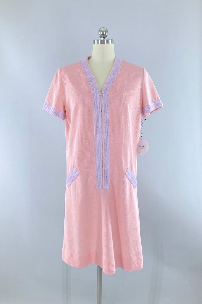 Vintage Pink Sacony Scooter Dress-ThisBlueBird