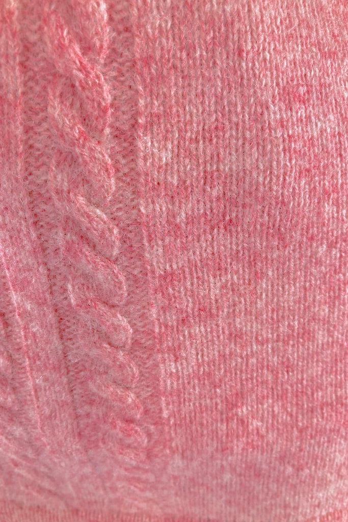 Vintage Pink Wool Fisherman&