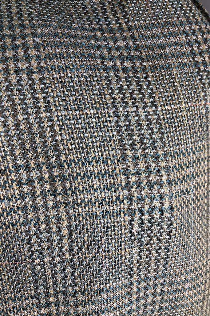 Vintage Plaid Silk Pencil Skirt-ThisBlueBird - Modern Vintage