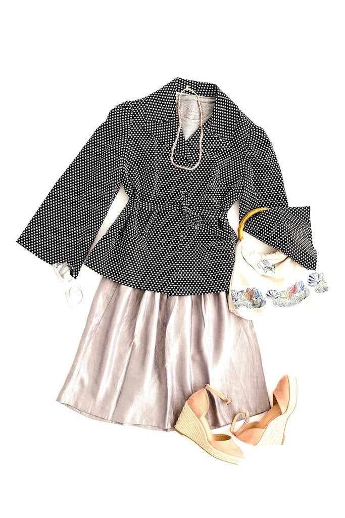 Vintage Polka Dot Jacket-ThisBlueBird - Modern Vintage