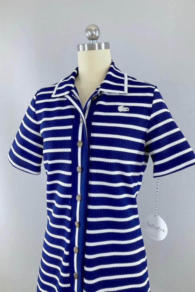Vintage Preppy Navy Polo Dress-ThisBlueBird