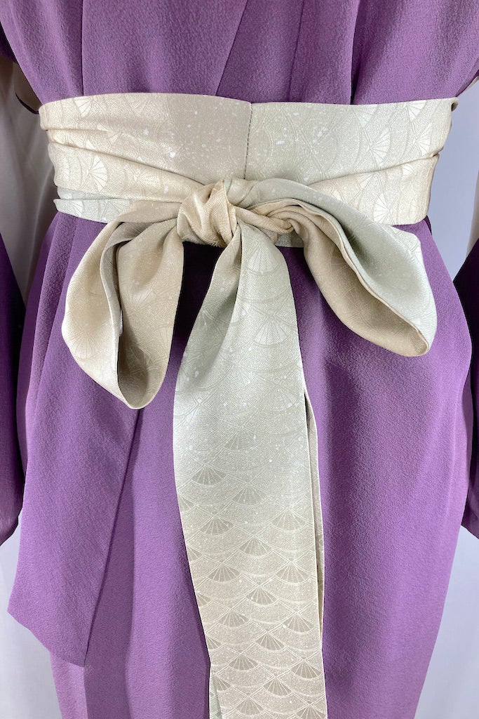Vintage Purple Maple Kimono Robe-ThisBlueBird