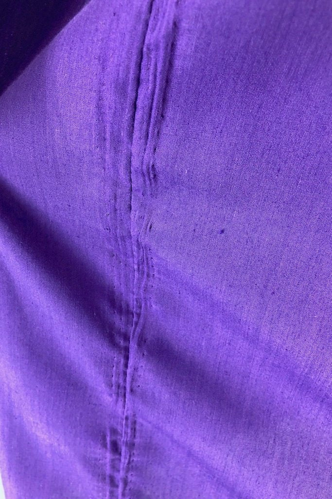 Vintage Purple Mexican Embroidered Plus Size Tunic-ThisBlueBird - Modern Vintage