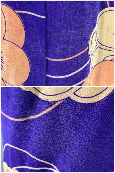 Vintage Purple Silk Kimono Vest-ThisBlueBird - Modern Vintage