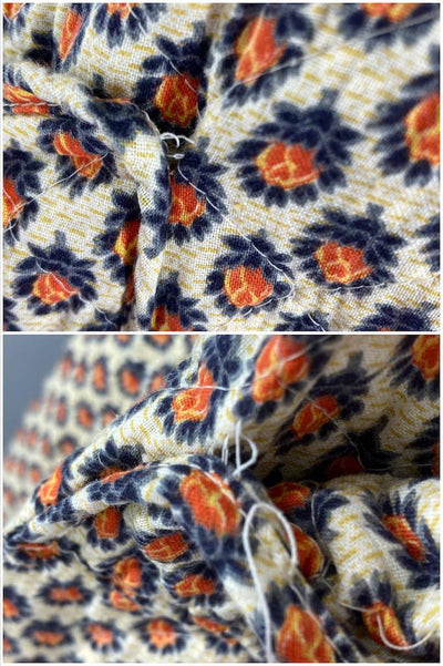 Vintage Quilted Cotton Robe-ThisBlueBird - Modern Vintage