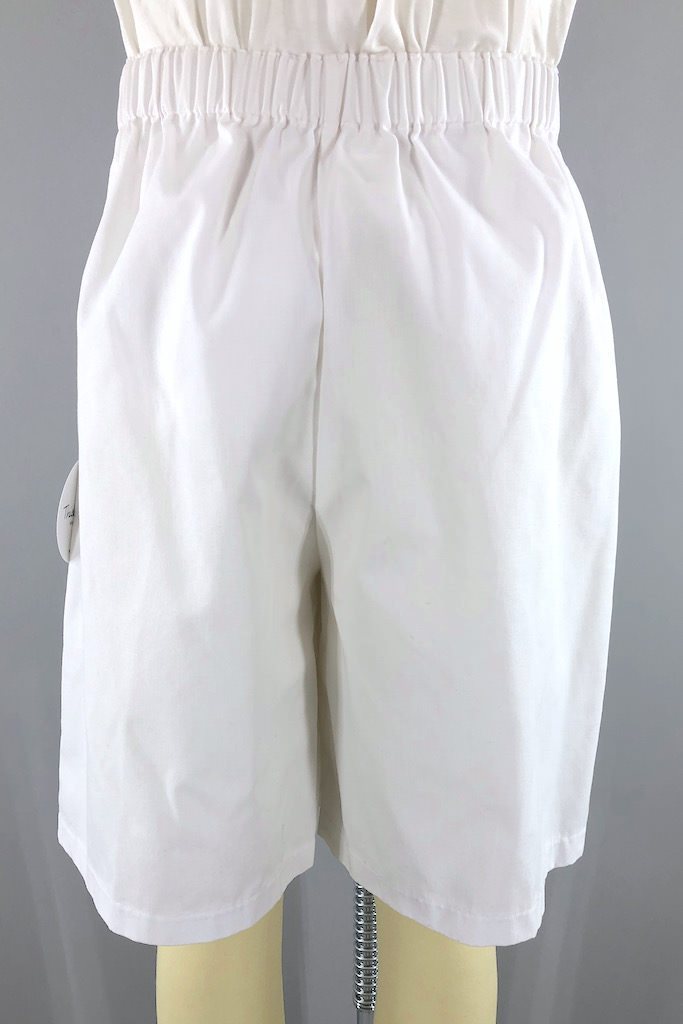 Vintage Red Bermuda Shorts-ThisBlueBird