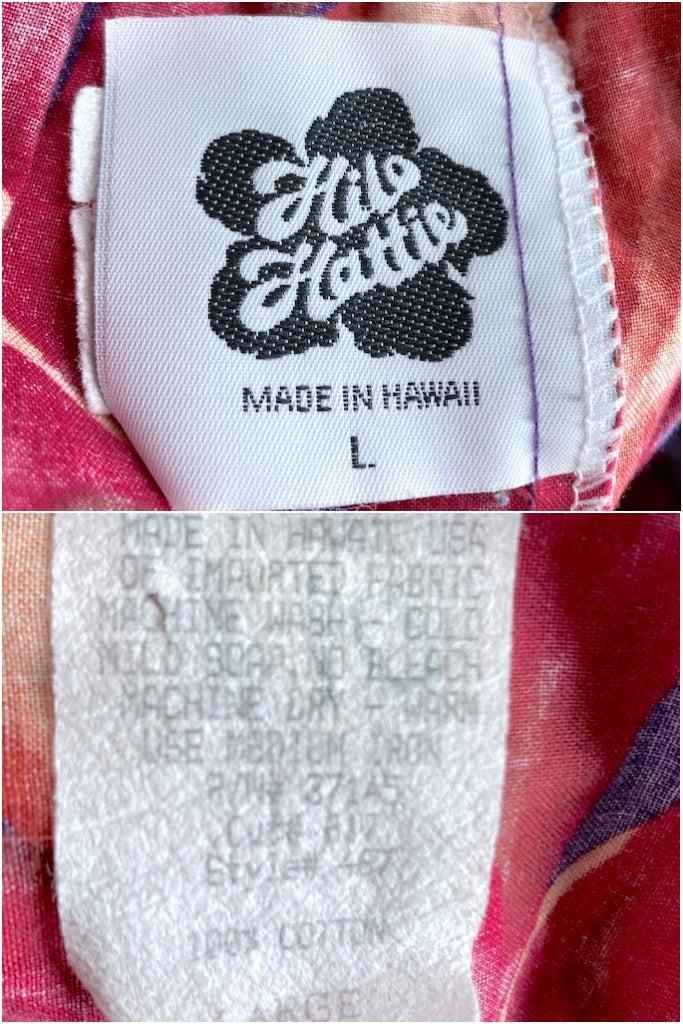 Vintage Red &amp; Blue Hawaiian Aloha Dress-ThisBlueBird