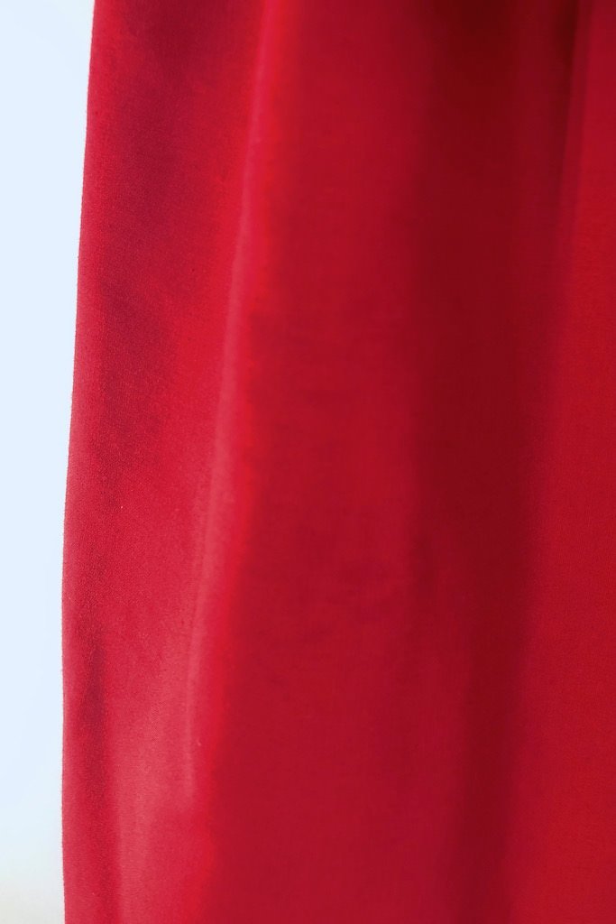 Vintage Red Embroidered Tunic-ThisBlueBird - Modern Vintage
