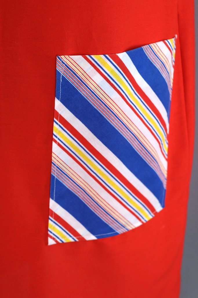 Vintage Red Sleeveless Sundress-ThisBlueBird - Modern Vintage