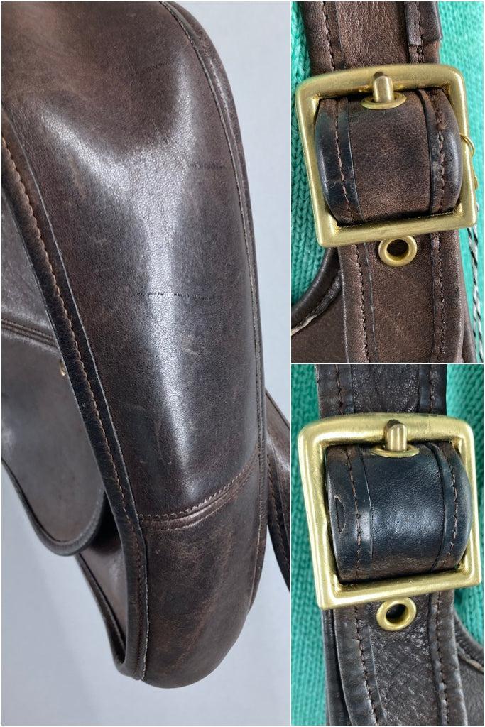 Coach Vintage Crescent Saddle Bag Pre Creed Rare NYC 9235 Saddle