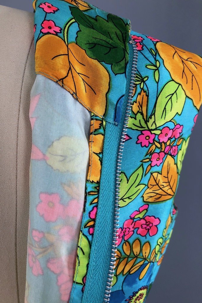 Vintage Saks Floral Print Dress-ThisBlueBird - Modern Vintage