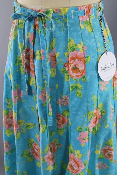 Vintage Sanibel Sport Floral Print Skirt-ThisBlueBird - Modern Vintage