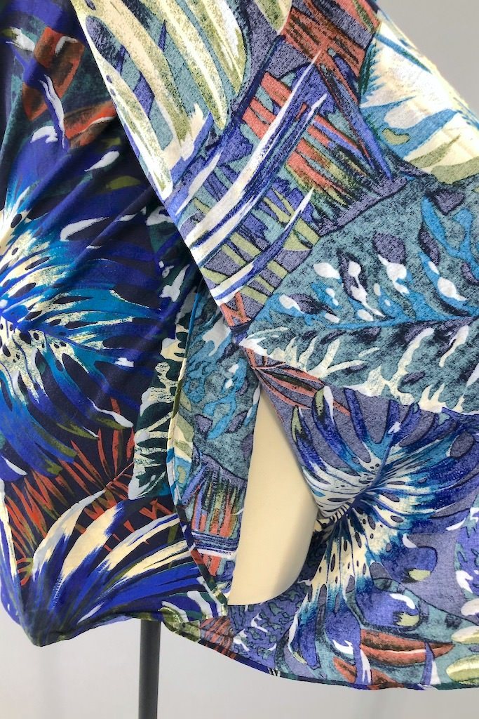 Vintage Sarong Wrap Mini Dress-ThisBlueBird - Modern Vintage