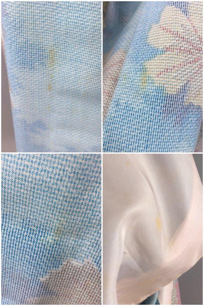 Vintage Sky Blue Floral Kimono Robe-ThisBlueBird - Modern Vintage