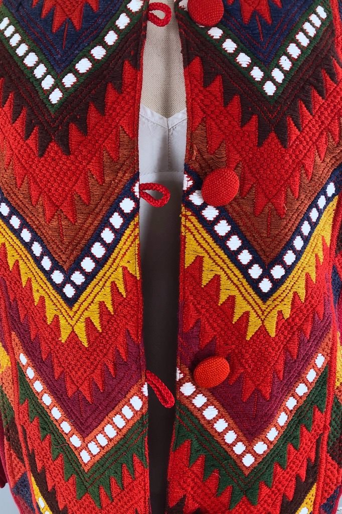 Vintage Southwest Embroidered Jacket-ThisBlueBird - Modern Vintage