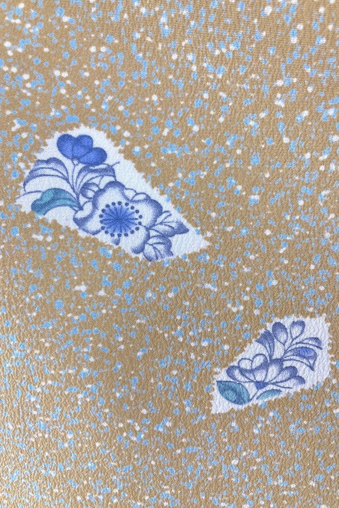 Vintage Stone &amp; Aqua Kimono-ThisBlueBird