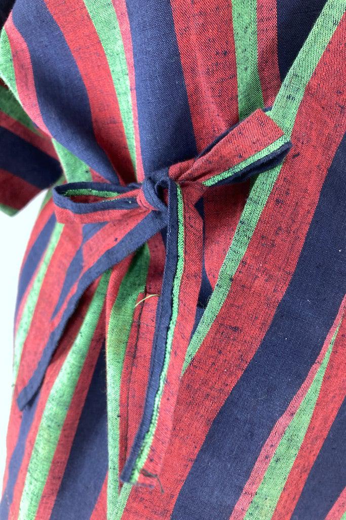 Vintage Striped Cotton Kimono Cardigan-ThisBlueBird