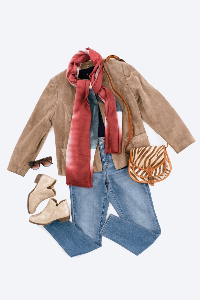 Vintage 1970s Country Miss Tan Suede Jacket-ThisBlueBird - Modern Vintage