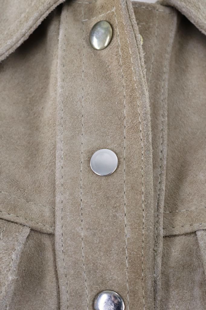 Vintage Tan Suede Jacket-ThisBlueBird - Modern Vintage