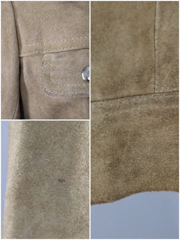 Vintage Tan Suede Jacket-ThisBlueBird - Modern Vintage
