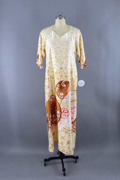 Vintage Tori Richards Liberty House Caftan Dress-ThisBlueBird