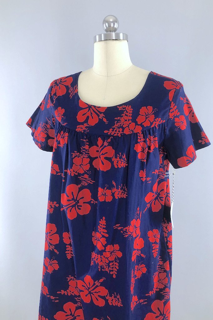 Vintage Ui-Maikai Hawaiian Dress-ThisBlueBird - Modern Vintage