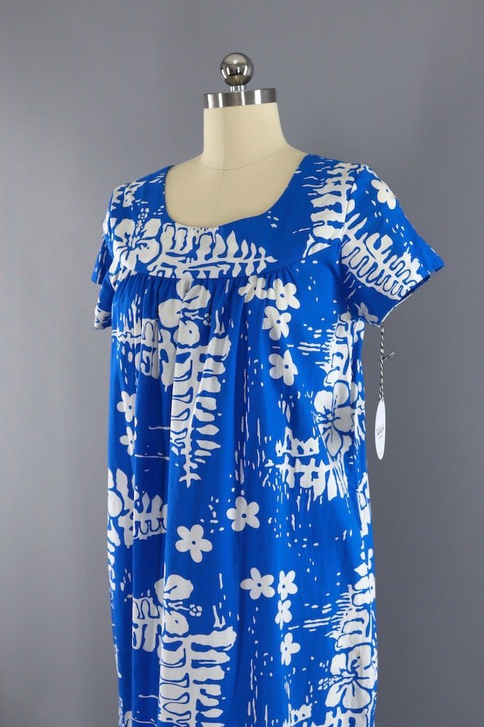 Vintage Ui-Maikai Hawaiian Dress-ThisBlueBird - Modern Vintage