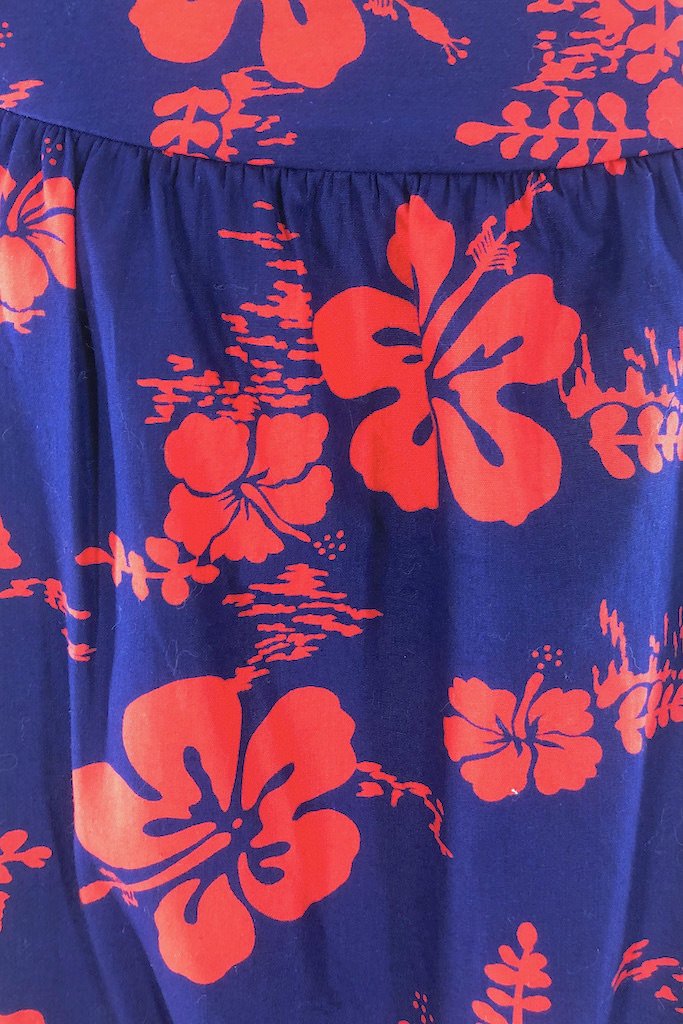 Vintage Ui-Maikai Hawaiian Dress-ThisBlueBird - Modern Vintage