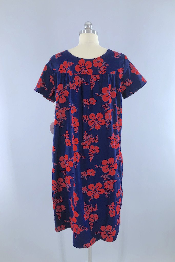 Vintage Ui-Maikai Hawaiian Dress-ThisBlueBird - Modern Vintage