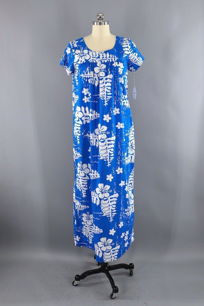 Vintage Ui-Maikai Hawaiian Dress-ThisBlueBird - Modern Vintage