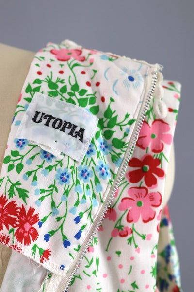 Vintage Utopia Floral Maxi Sundress-ThisBlueBird - Modern Vintage