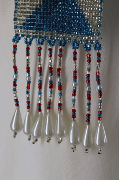 Vintage Beaded Necklace / Whirling Dervish-ThisBlueBird - Modern Vintage