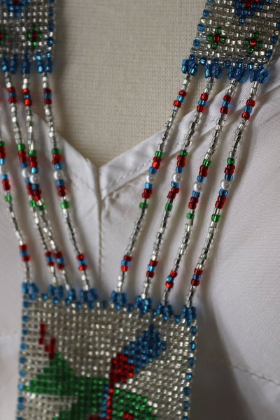 Vintage Beaded Necklace / Whirling Dervish-ThisBlueBird - Modern Vintage