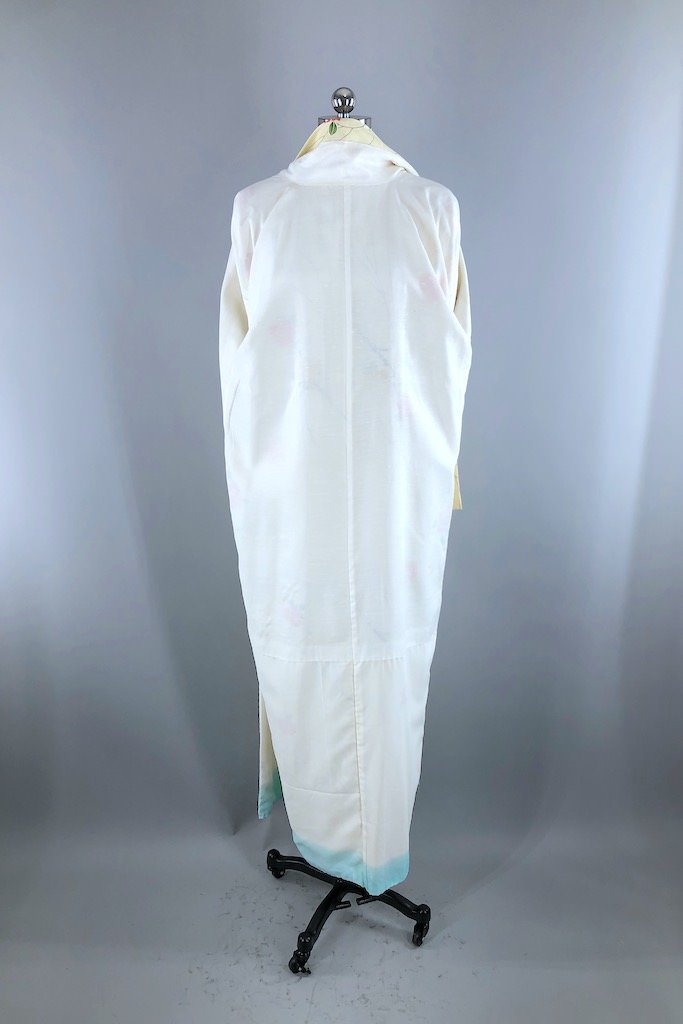 Vintage Yellow Rose Kimono Robe-ThisBlueBird - Modern Vintage