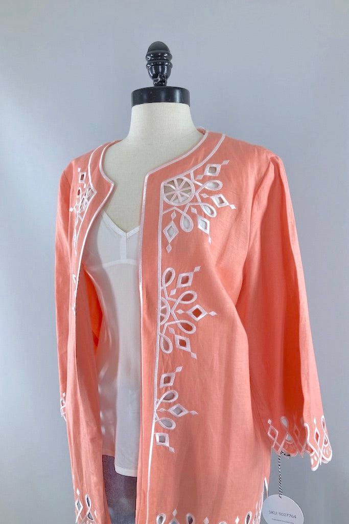 Vtg. Bob Mackie Embroidered Cardigan-ThisBlueBird