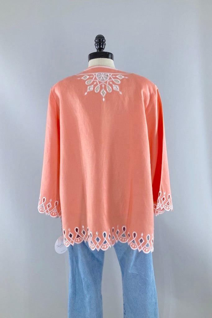 Vtg. Bob Mackie Embroidered Cardigan-ThisBlueBird