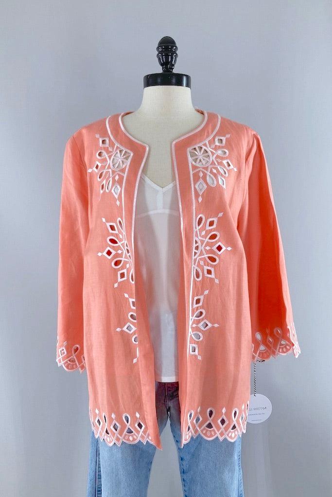 Vtg. Bob Mackie Embroidered Cardigan-ThisBlueBird
