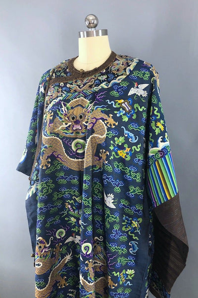 Antique Chinese Silk Court Robe