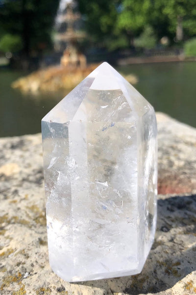 Clear Quartz Crystal Point-ThisBlueBird - Modern Vintage