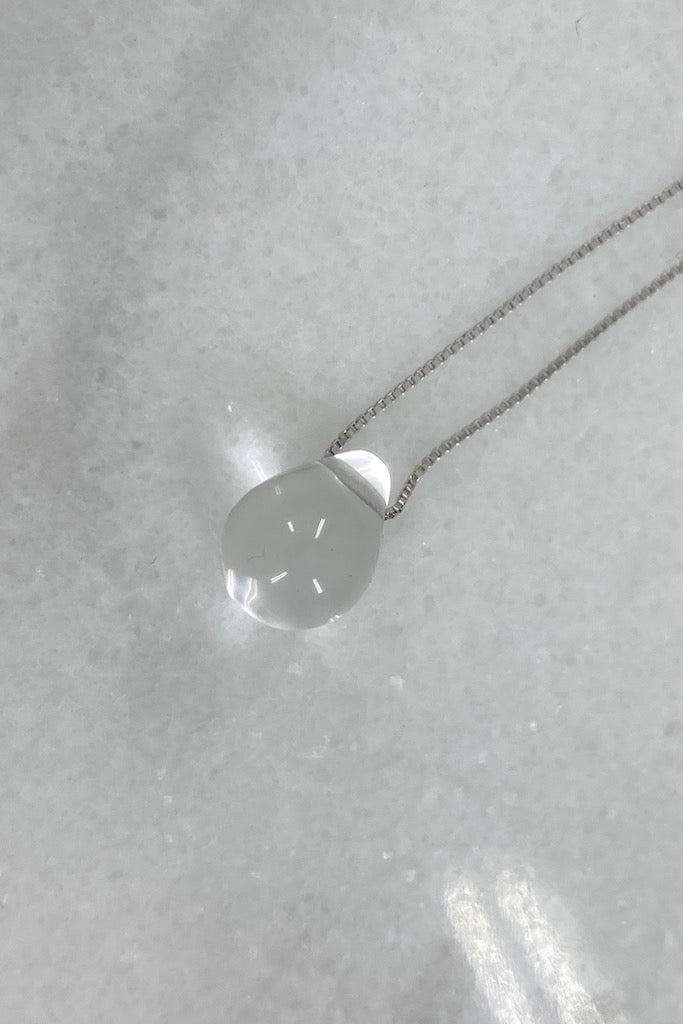 Delicate Sterling Water Drop Neclace-ThisBlueBird