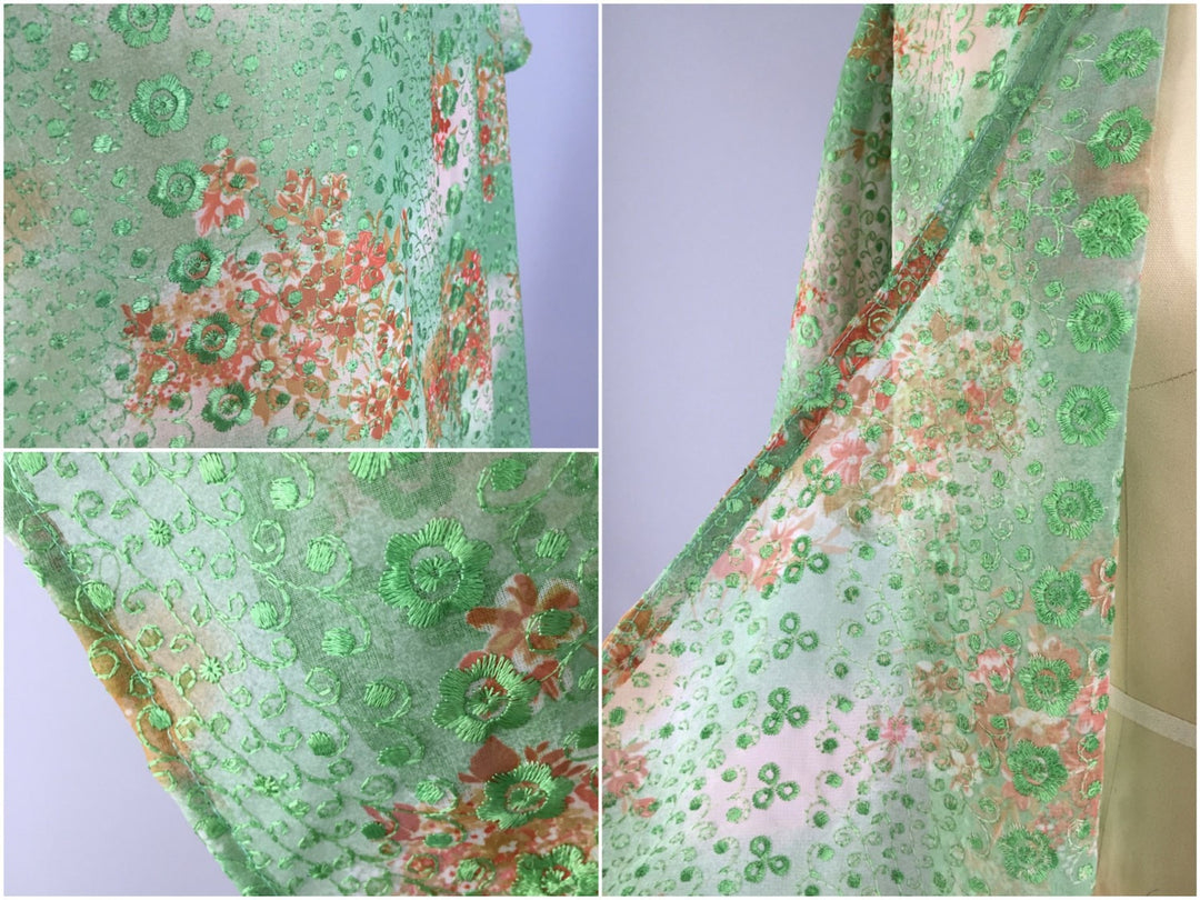 Kimono Robe / Vintage Indian Sari - ThisBlueBird