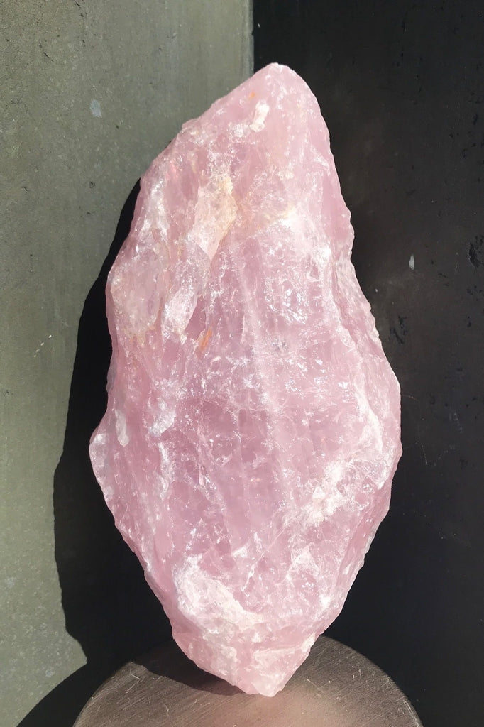 Large Rough Rose Quartz Crystal Rock - ThisBlueBird