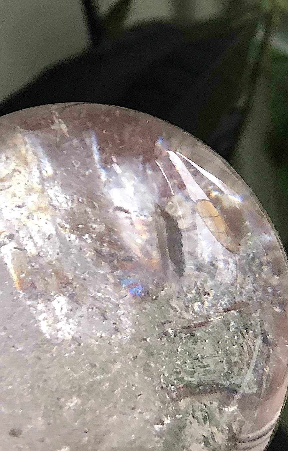 Natural Clear Quartz Crystal Ball Sphere