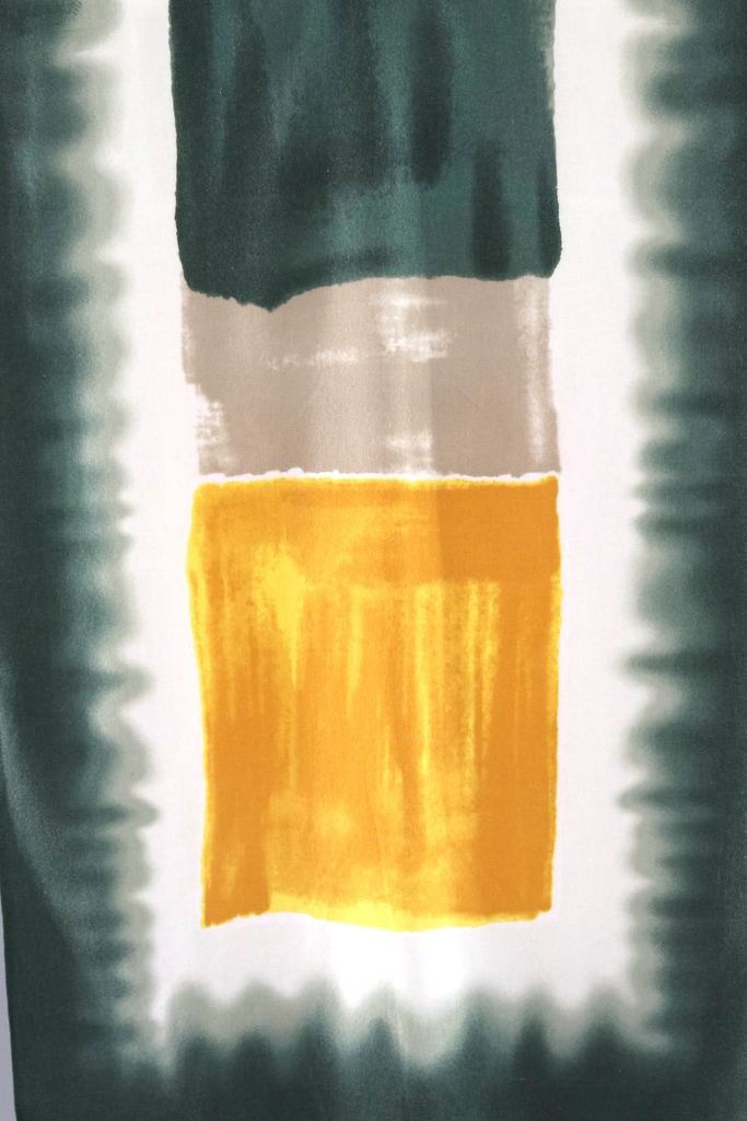 Pashmina Scarf Wrap / Mustard Yellow &amp; Green Ombre-ThisBlueBird - Modern Vintage
