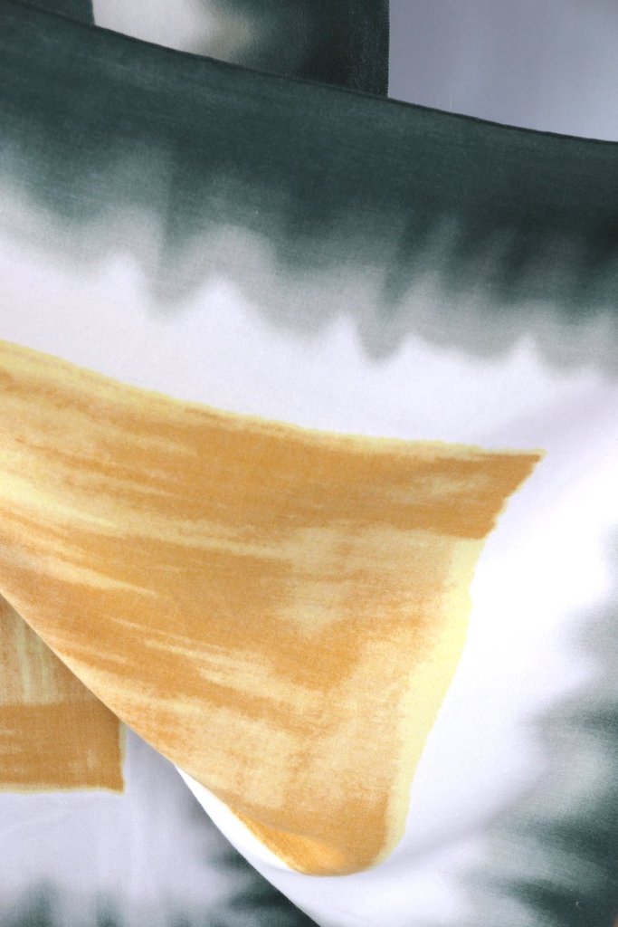 Pashmina Scarf Wrap / Mustard Yellow &amp; Green Ombre-ThisBlueBird - Modern Vintage