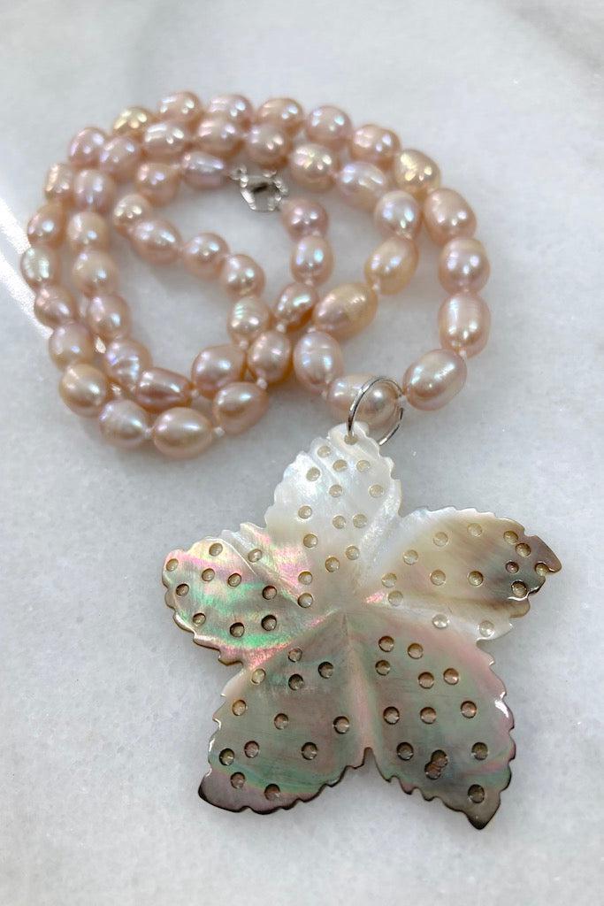 Pearl Starfish Necklace-ThisBlueBird