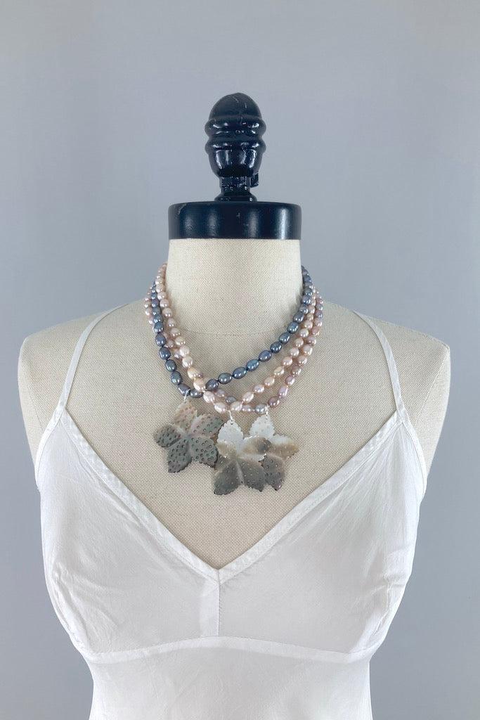 Pearl Starfish Necklace-ThisBlueBird