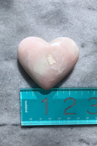 Pink Opal Peruvian Heart Stone-ThisBlueBird - Modern Vintage